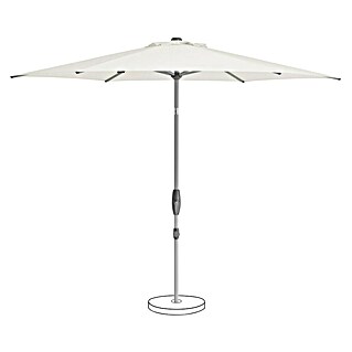 Suncomfort Marktschirm Shell-Turn (Ecru, Durchmesser Bespannung: 330 cm)
