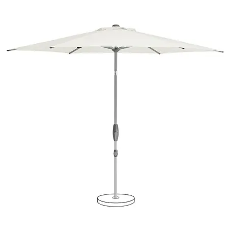 Suncomfort  Marktschirm Shell-Turn