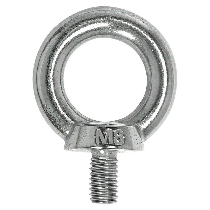 Marinetech Vijak z obročem  (Premer: 6 mm, Dolžina: 80 mm, M 6, Nerjavno jeklo, A4) | 1501 - Schrauben, Niete, Knöpfe in VE | ABIH - Nautic Ausbau | ABI - Nautic | AB - Nautic | A - Eisenwaren | BAUHAUS