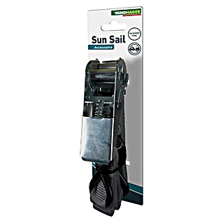 Windhager Spanngurt Sun Sail inklusive Ratsche (Geeignet für: Sonnensegel)