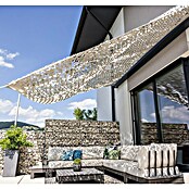 Windhager Zaštita od sunca, jedro Cote d'Azur  (D x Š: 3 x 4 m, Poliester, Siva, bijela) | BAUHAUS