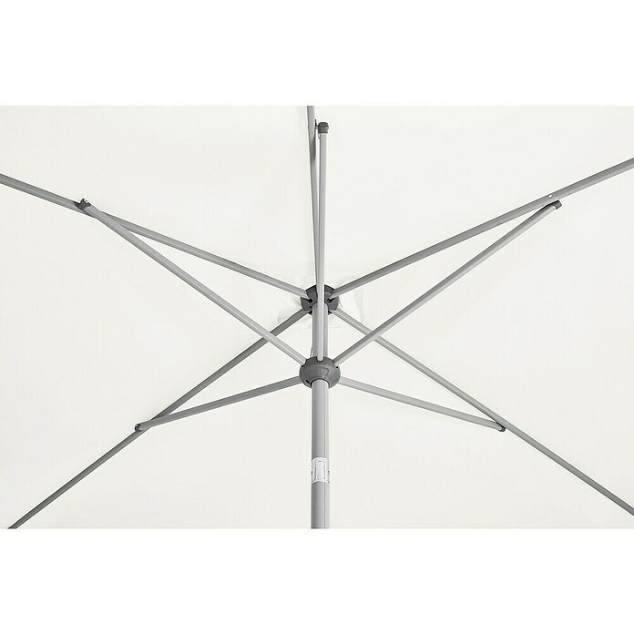 Suncomfort Marktschirm Shell-Turn (Ecru, Bespannungsmaß (L x B): 250 x 200 cm) | BAUHAUS