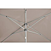 Suncomfort Marktschirm Shell-Turn (Light Taupe, Bespannungsmaß (L x B): 250 x 200 cm) | BAUHAUS