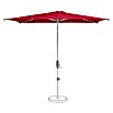 Suncomfort Marktschirm Shell-Turn (Aurora Rot, Bespannungsmaß (L x B): 250 x 200 cm) | BAUHAUS