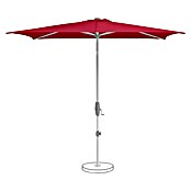 Suncomfort Marktschirm Shell-Turn (Aurora Rot, Bespannungsmaß (L x B): 250 x 200 cm) | BAUHAUS