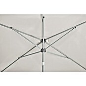 Suncomfort Marktschirm Shell-Turn (Hellgrau, Bespannungsmaß (L x B): 250 x 200 cm) | BAUHAUS