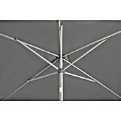 Suncomfort Marktschirm Shell-Turn (Steingrau, Bespannungsmaß (L x B): 250 x 200 cm) | BAUHAUS
