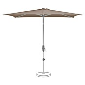 Suncomfort Marktschirm Shell-Turn (Light Taupe, Bespannungsmaß (L x B): 250 x 200 cm) | BAUHAUS