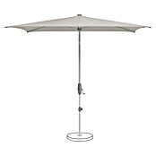 Suncomfort Marktschirm Shell-Turn (Hellgrau, Bespannungsmaß (L x B): 250 x 200 cm) | BAUHAUS