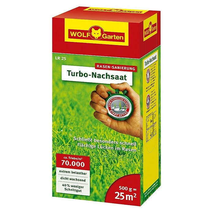 LR25 TURBO-NACHSAAT 25m² 0,5kg