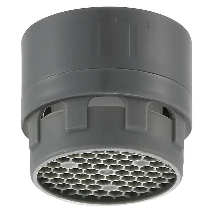 Neoperl Strahlregler-Innenteil - 7 l/min, Kunststoff - Ein grauer Wasserhahn Perlator, der für einen gleichmäßigen Wasserfluss sorgt. Perfekt für Bad und Küche, um Wasser zu sparen.