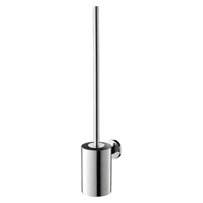 Zack Scala WC-Bürstengarnitur - Edelstahl, Glänzend, Wandmontage - Wand-WC-Garnitur mit poliertem Chrom-Finish. Das schlanke Design bietet eine elegante Lösung für jedes Badezimmer.