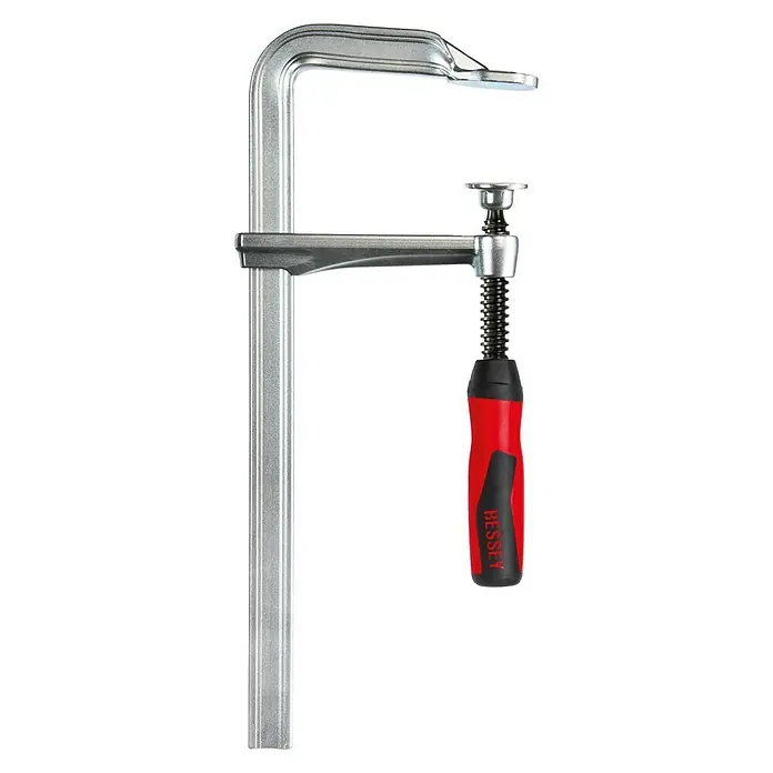 Bessey Schraubzwinge G20B8 - Spannweite: 200 mm, Spannkraft: 6.000 N, Ausladung: 80 mm - Bessey Ganzstahl-Schraubzwinge mit ergonomischem Griff für präzises und kraftvolles Spannen. Ideal für Holzbearbeitung und Heimwerkerprojekte.