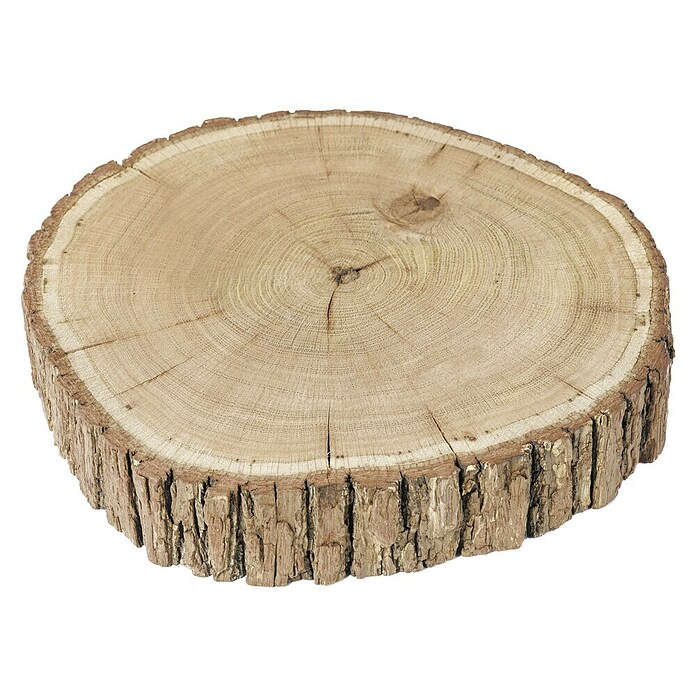 Exclusivholz Baumscheibe (Eiche, Unbehandelt, Durchmesser: 20 cm - 30 cm)