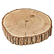 Exclusivholz Baumscheibe (Eiche, Unbehandelt, Durchmesser: 20 cm - 30 cm)