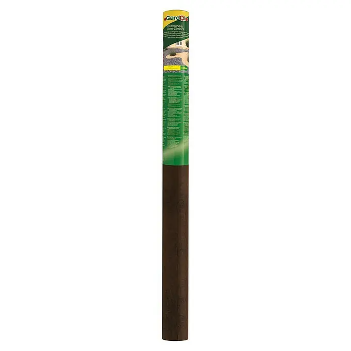Gardol Premium Unkrautvlies Kies - Polypropylen, 15 x 1 m - Das Bild zeigt eine Rolle Gardol Unkrautvlies für den Garten. Schützt zuverlässig vor Unkrautwuchs und ist wasserdurchlässig.