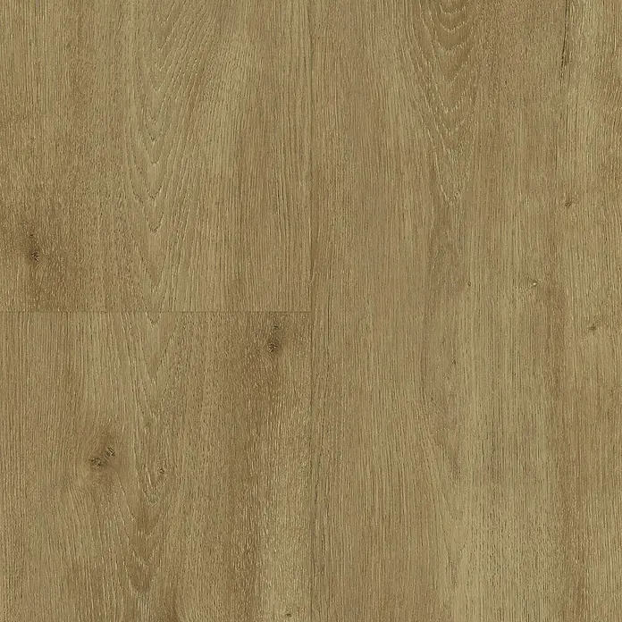 Vinylbodenmuster Sly XXL Cansignton Oak - 280 x 160 x 7 mm, Landhausdiele - Nahaufnahme von Laminatboden in warmem Holzton mit Maserung für eine natürliche Optik, ideal für moderne Wohnräume.
