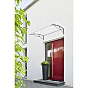 Licht gebogen deurluifel Cover Up Elite (1.200 x 800 mm, Kleur drager: Grijs)