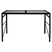 Vitavia Gewächshaus-Mehrzwecktisch (54 x 121 x 76 cm, Schwarz, Ablagefach)