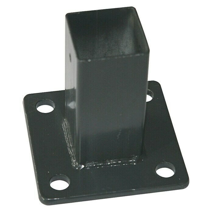 Peddy Shield StandfußPassend für: 40 x 40 mm Zaunpfosten, Anthrazit Front View