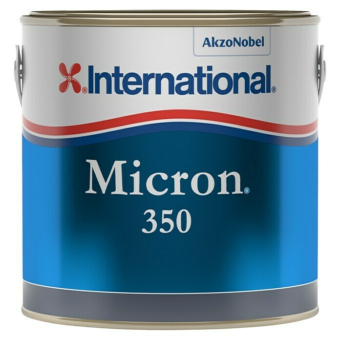 International Selbstpolierendes Antifouling Micron 350Schwarz, 2,5 l Front View