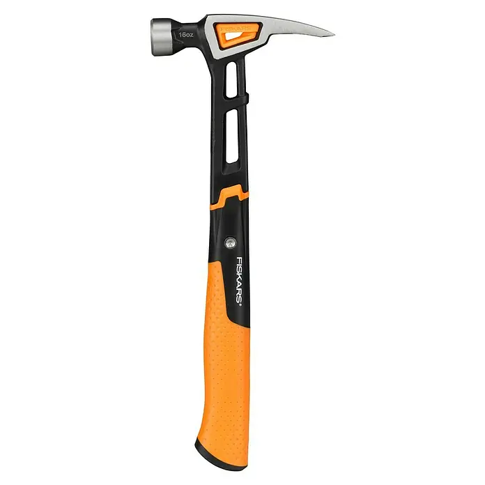 Fiskars Universalhammer M - Gewicht Kopf: 450 g, Länge: 340 mm - Ein Fiskars Hammer, robust und zuverlässig für Heimwerker- und Bauprojekte. Mit ergonomischem Griff für komfortable Handhabung.