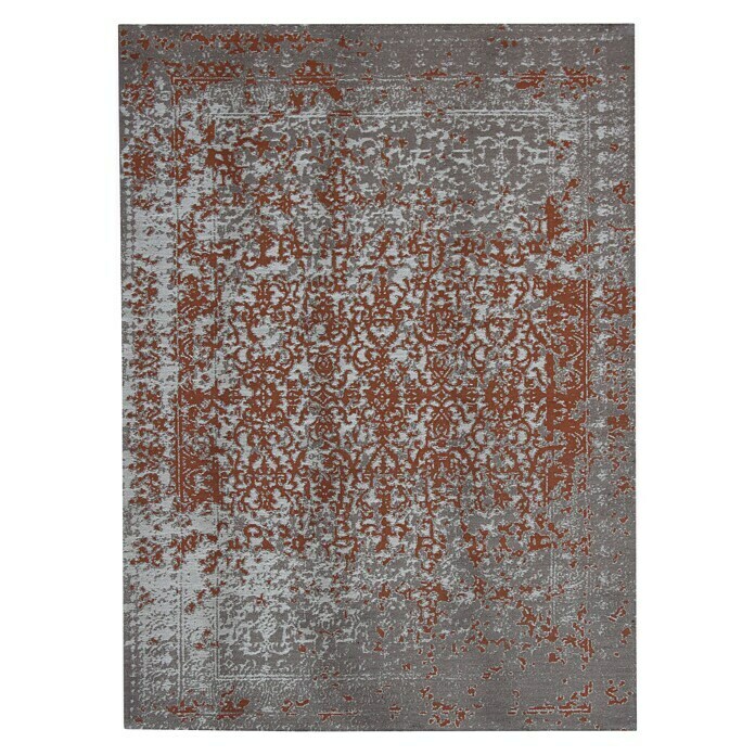 Kayoom Teppich Sunny 300 (Beige/Rost, 150 x 80 cm)