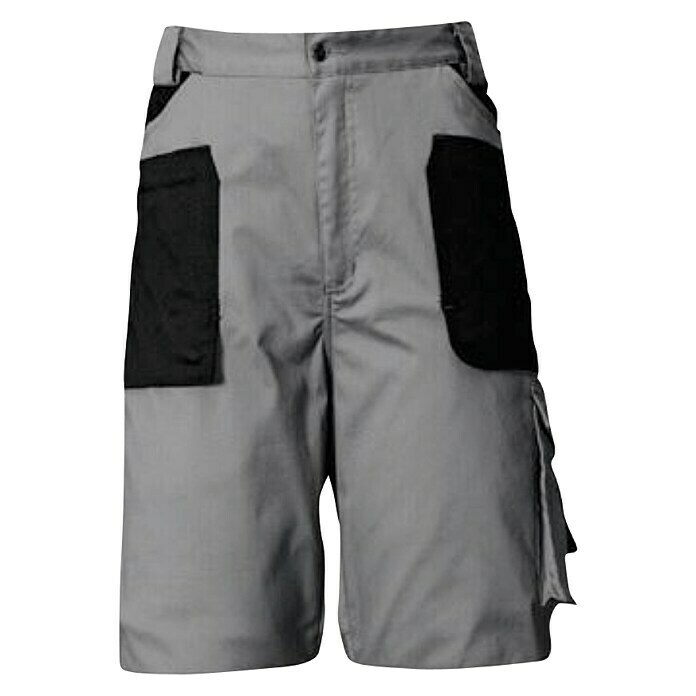Industrial Starter Pantalones cortos de trabajo para hombre Stretch (Gris/Negro)