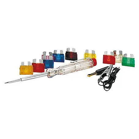 Fusible de clavija plana Mini con tester
