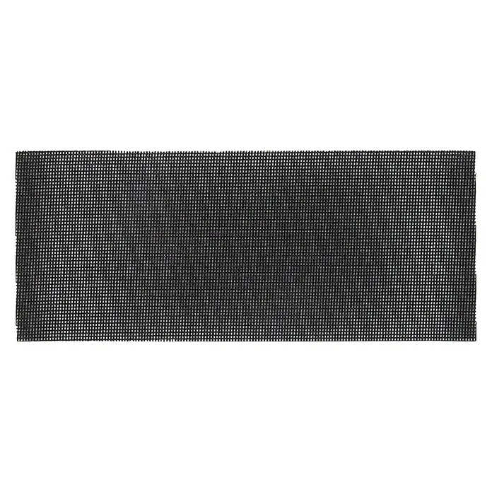 Wolfcraft Disco de lijado - An x L: 115 x 280 mm, Grano: 120 mm - Malla de parrilla negra para una parrilla limpia. La malla evita que los alimentos se peguen y asegura una distribución uniforme del calor.