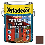 Xyladecor Wetterschutzfarbe Consolan (Braun, Seidenglänzend, 2,5 l, Wasserbasiert)