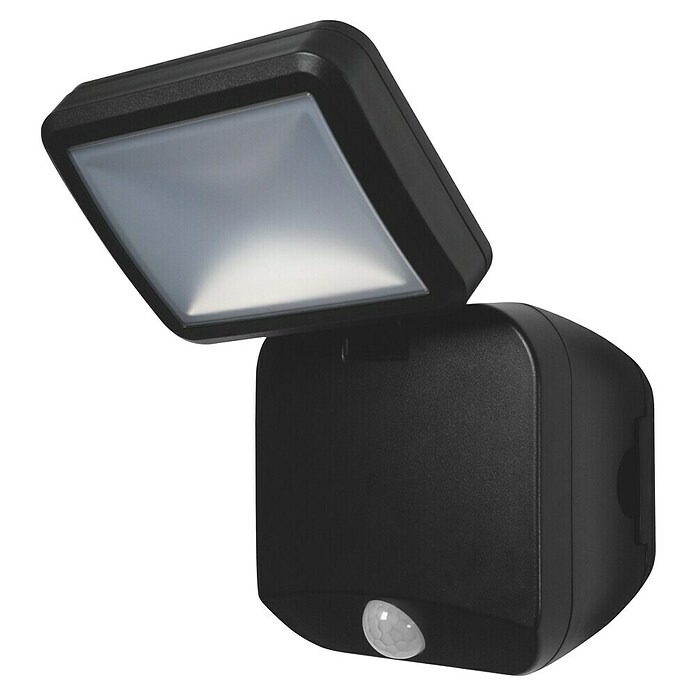 Osram Sensor-LED-Außenwandstrahler (4 W, Schwarz, Mit Bewegungsmelder, 1-flammig)