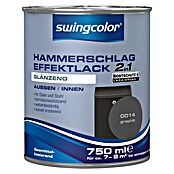 swingcolor Hammerschlag-Effektlack (Graphit, 750 ml, Glänzend, Lösemittelbasiert)