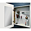 Camargue Stella LED-Spiegelschrank (B x H: 60 x 73,5 cm, Anschlag: Links, Mit abgerundeten Kanten, Spanplatte, Berg Eiche)