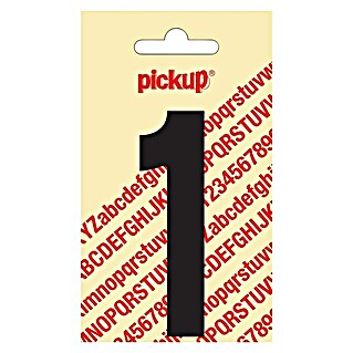 Pickup Sticker (Motief: 1, Zwart, Hoogte: 90 mm)