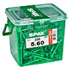 Spax Universalschraube T-Star plus (Ø x L: 5 x 60 mm, WIROX Oberfläche, T-Star plus, 250 Stk., Kunststoffbox)