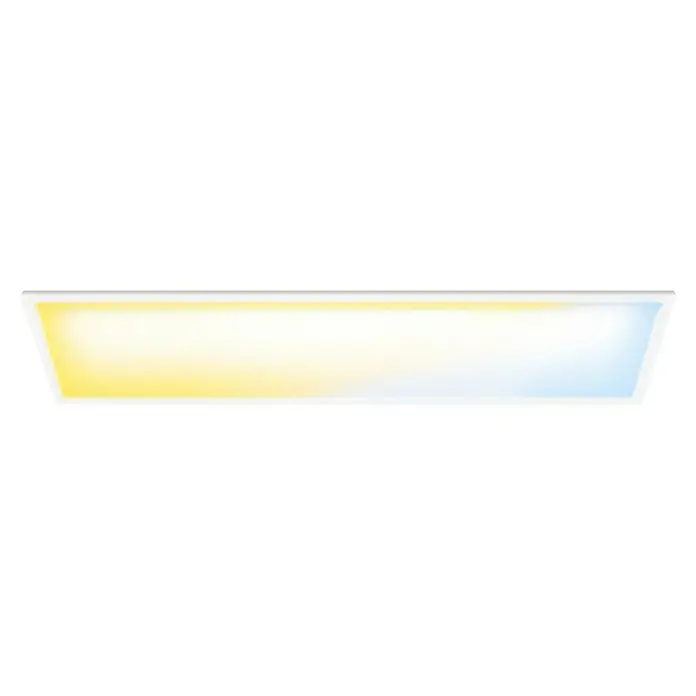 Philips Wiz LED-Panel Tunable White Slim Design - 36 W, L x B x H: 119,5 x 29,5 x 4 cm, Weiß, Kaltweiß - Büro-Deckenleuchte mit einer Kombination aus Gelb- und Blautönen, die ein sanftes, gleichmäßiges Licht für eine angenehme Arbeitsumgebung erzeugt.