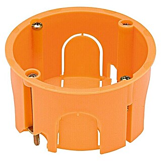 Famatel Caja de empotrar Pladur (67 x 39 mm, Sin tapa, Naranja, 1 ud.)