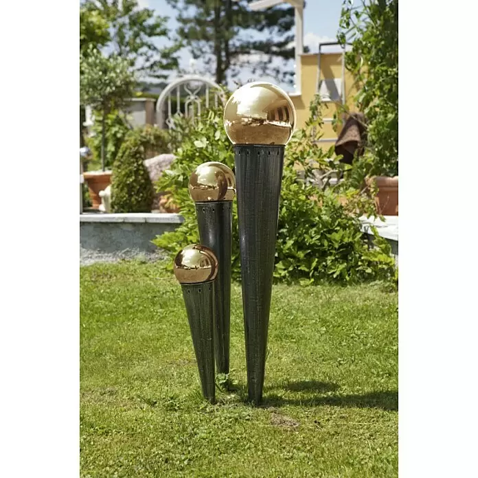 Windhager Glaskugel - Durchmesser: 12 cm, Blau