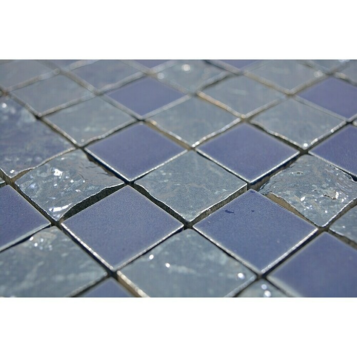 Mosaikfliese Quadrat Gakue CG GA6 (31,6 x 31,6 cm, Blau, Glänzend) | BAUHAUS