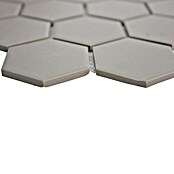 Mozaïektegel Hexagon Uni CU HX127 (32,5 x 28,1 cm, Grijs, Mat)