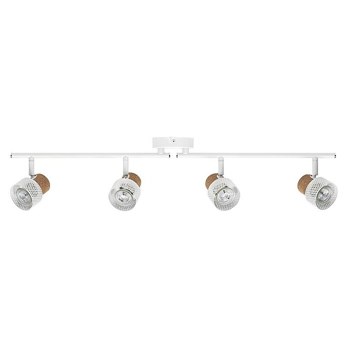 Osram Foco de pared Cork (13,6 W, L x An x Al: 81,3 x 10 x 14,5 cm, Blanco, GU10, 4 ud.) | BAUHAUS