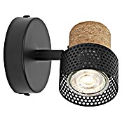 Ledvance Foco de pared Cork (3,4 W, L x An x Al: 9 x 12,6 x 10,1 cm, Negro, GU10, 1 ud.) | BAUHAUS