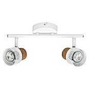 Ledvance Foco de pared Cork (6,8 W, L x An x Al: 33,8 x 10 x 13,6 cm, Blanco, GU10, 2 ud.) | BAUHAUS