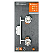 Ledvance Foco de pared Cork (6,8 W, L x An x Al: 33,8 x 10 x 13,6 cm, Blanco, GU10, 2 ud.) | BAUHAUS