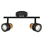 Ledvance Foco de pared Cork (6,8 W, L x An x Al: 33,8 x 10 x 13,6 cm, Negro, GU10, 2 ud.) | BAUHAUS