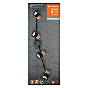 Osram Foco de pared Cork (13,6 W, L x An x Al: 81,3 x 10 x 14,5 cm, Negro, GU10, 4 ud.) | BAUHAUS