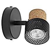 Ledvance Foco de pared Cork (3,4 W, L x An x Al: 9 x 12,6 x 10,1 cm, Negro, GU10, 1 ud.) | BAUHAUS
