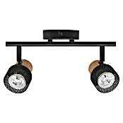 Ledvance Foco de pared Cork (6,8 W, L x An x Al: 33,8 x 10 x 13,6 cm, Negro, GU10, 2 ud.) | BAUHAUS