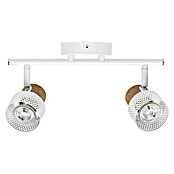 Ledvance Foco de pared Cork (6,8 W, L x An x Al: 33,8 x 10 x 13,6 cm, Blanco, GU10, 2 ud.) | BAUHAUS